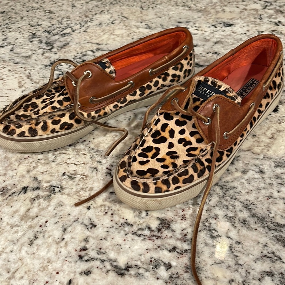 Sperry Top-Sider- 8 1/2, Leopard